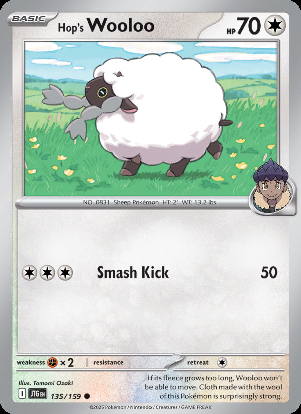 Hop's Wooloo 135/159 - Journey Together - officiële kaartafbeelding