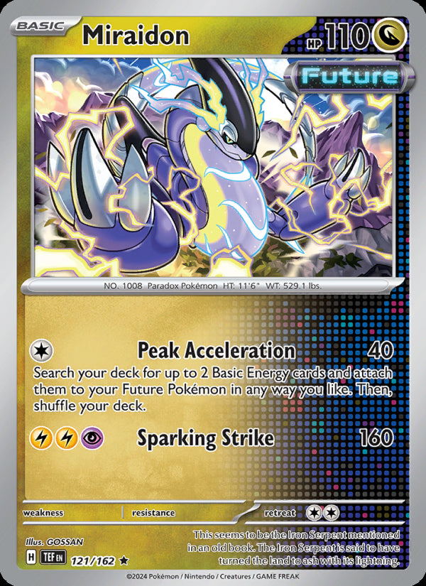 Miraidon 121/162 - Temporal Forces - officiële kaartafbeelding