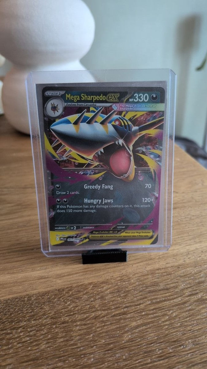 Mega Sharpedo ex 061/094 - Phantasmal Flames - Pokémon kaart